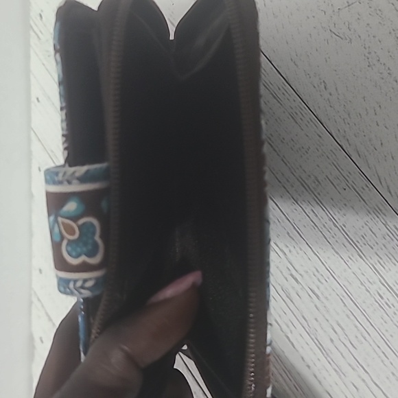 Vera Bradley Java Blue Wallet - Picture 5 of 5